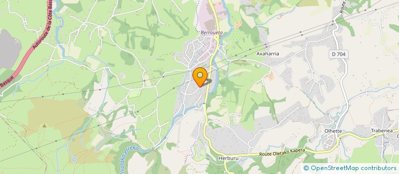 localisation de l'entreprise SCI MASS  URRUGNE