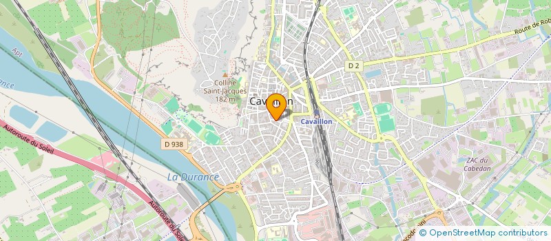 localisation de l'entreprise SCI MASS BLUE  CAVAILLON