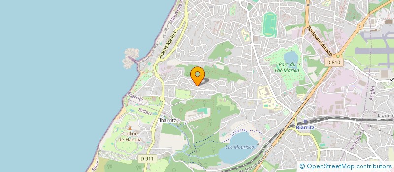 localisation de l'entreprise SCI MASSA à BIARRITZ