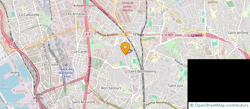 localisation de l'entreprise SCI MASSA à MARSEILLE