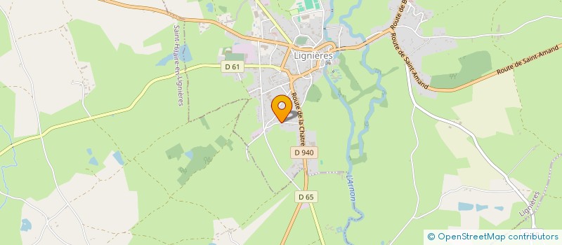 localisation de l'entreprise SCI MASSACA  LIGNIERES