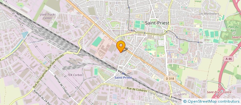 localisation de l'entreprise SCI MASSALSKI  SAINT-PRIEST