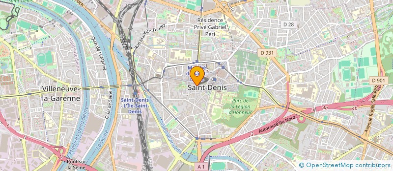 localisation de l'entreprise SCI MASSAVE à SAINT-DENIS