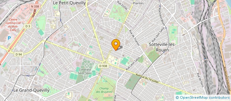 localisation de l'entreprise SCI MASSE  SOTTEVILLE-LES-ROUEN