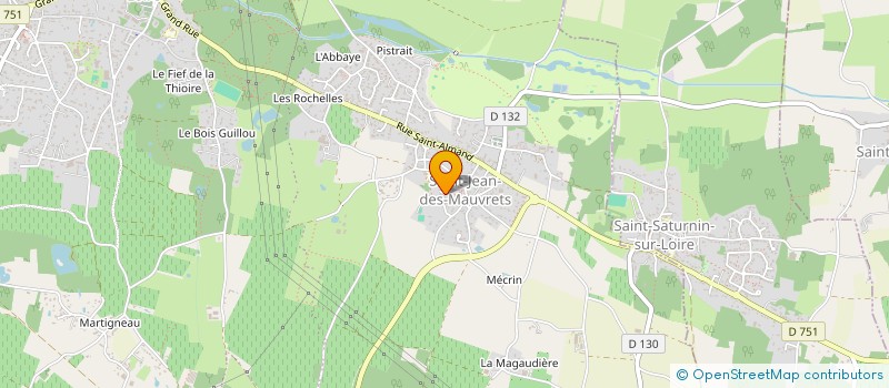 localisation de l'entreprise SCI MASSE  LES GARENNES SUR LOIRE