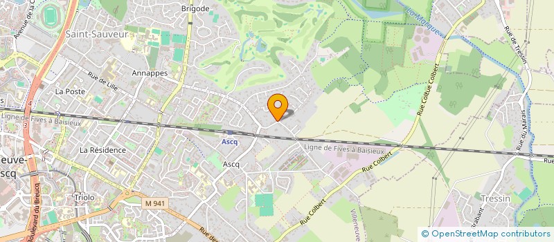 localisation de l'entreprise SCI MASSENA 2015 à VILLENEUVE-D'ASCQ