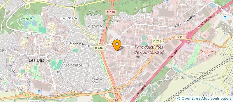 localisation de l'entreprise SCI MASSENA à LES ULIS