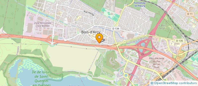 localisation de l'entreprise SCI MASSENET  BOIS-D'ARCY