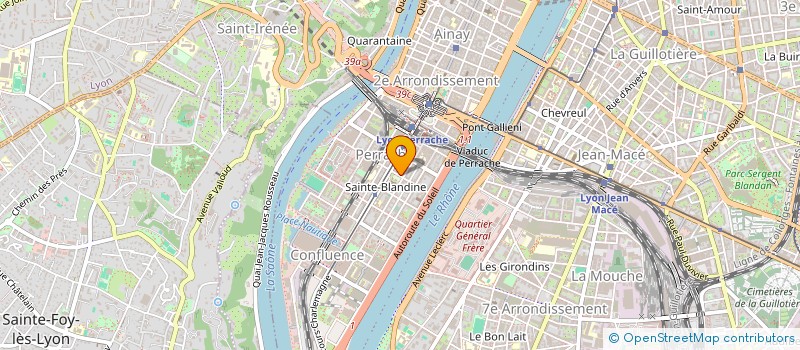 localisation de l'entreprise SCI MASSET KINE  LYON