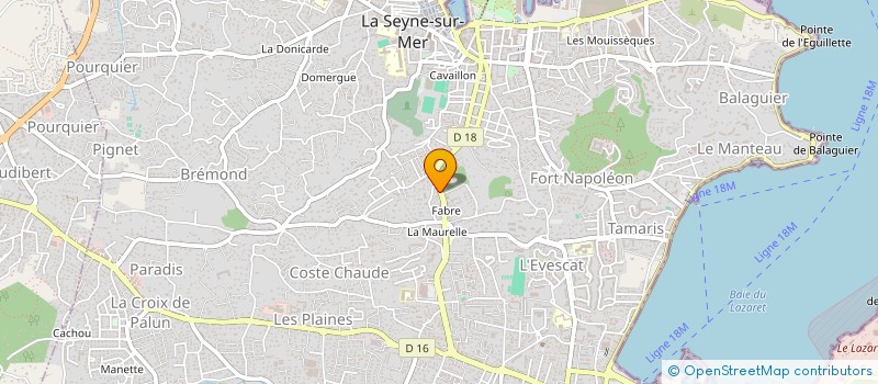 localisation de l'entreprise SCI MASSIANI à LA SEYNE-SUR-MER