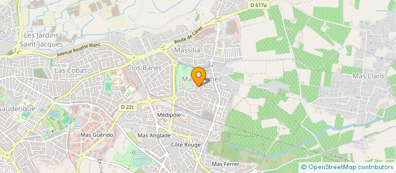 localisation de l'entreprise SCI MASSICAT  SAINT-NAZAIRE