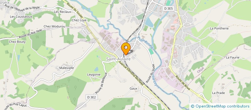 localisation de l'entreprise SCI MASSICRU  SAINT-AULAIRE