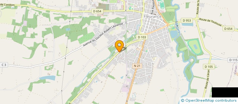 localisation de l'entreprise SCI MASSILIA  FLEURANCE