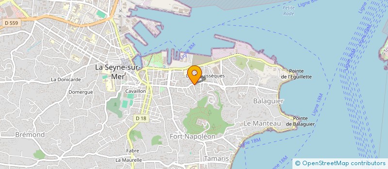 localisation de l'entreprise SCI MASSILIA à LA SEYNE-SUR-MER