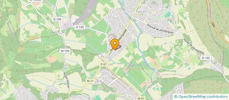 localisation de l'entreprise SCI MASSILLAN  TEYRAN