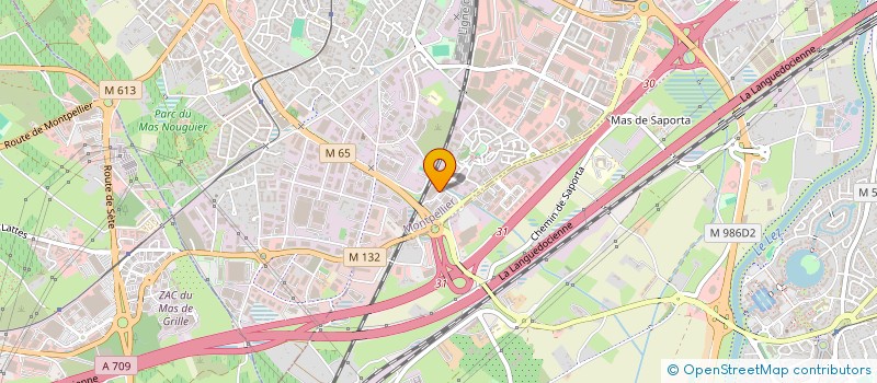 localisation de l'entreprise SCI MASSINISSA à MONTPELLIER