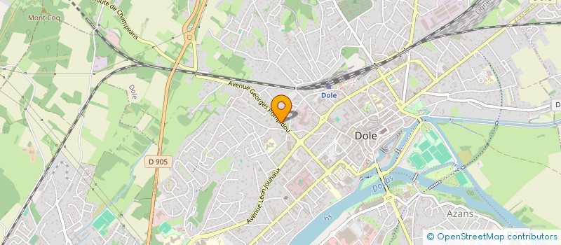 localisation de l'entreprise SCI MASSOKI à DOLE