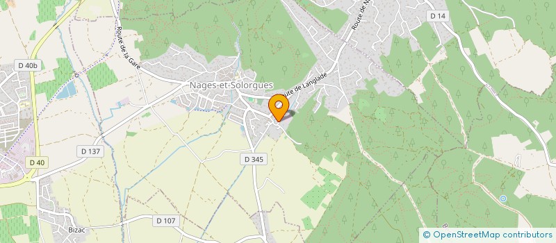 localisation de l'entreprise SCI MASSOLORGUES  NAGES-ET-SOLORGUES