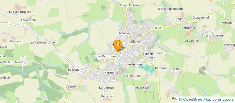 localisation de l'entreprise SCI MASSON  MILIZAC-GUIPRONVEL