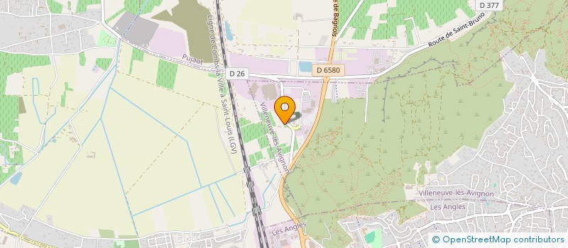 localisation de l'entreprise SCI MASSON  VILLENEUVE-LES-AVIGNON