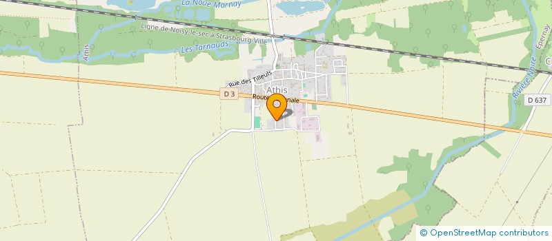 localisation de l'entreprise SCI MASSON  AY-CHAMPAGNE