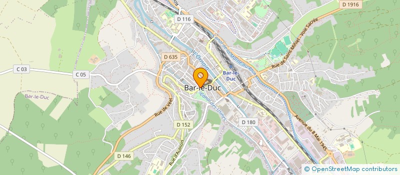 localisation de l'entreprise SCI MASSON  BAR-LE-DUC