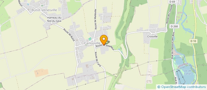 localisation de l'entreprise SCI MASSON  CANOUVILLE