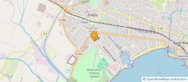 localisation de l'entreprise SCI MASSON -BARAT à FREJUS