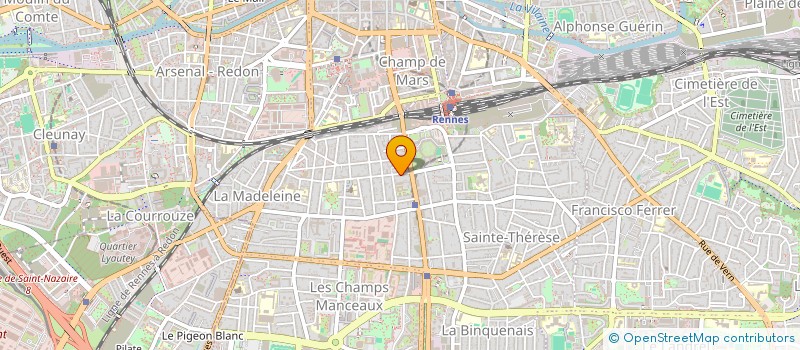 localisation de l'entreprise SCI MASSON - LE COAT  RENNES