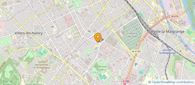 localisation de l'entreprise SCI MASSON LEONARD  VANDUVRE-LES-NANCY