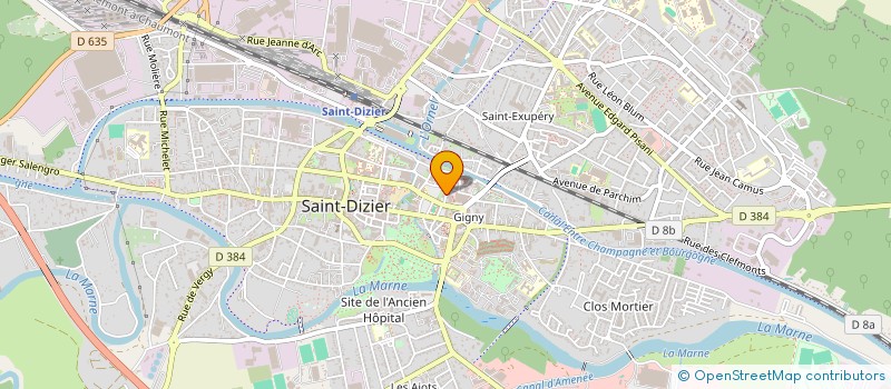 localisation de l'entreprise SCI MASSON ORTHO  SAINT-DIZIER