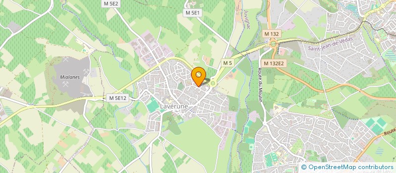 localisation de l'entreprise SCI MASSON SELLAL  LAVERUNE