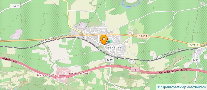 localisation de l'entreprise SCI MASSON VIDAL  CAPENDU