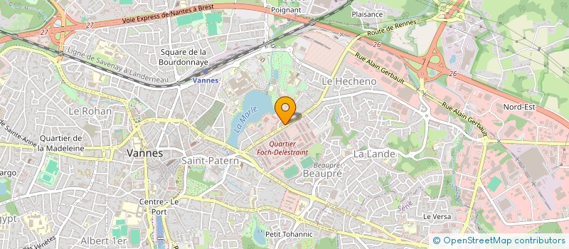 localisation de l'entreprise SCI MASSONNIC  THEIX-NOYALO