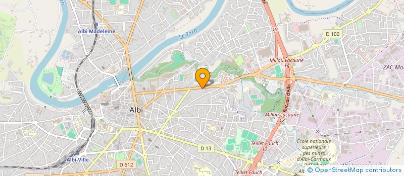 localisation de l'entreprise SCI MASSOT à ALBI