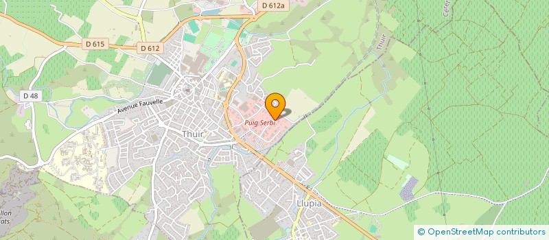 localisation de l'entreprise SCI MASSUET  THUIR