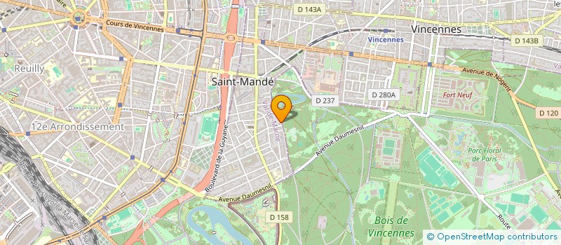 localisation de l'entreprise SCI MASSY PARIS AMPERE  SAINT-MANDE