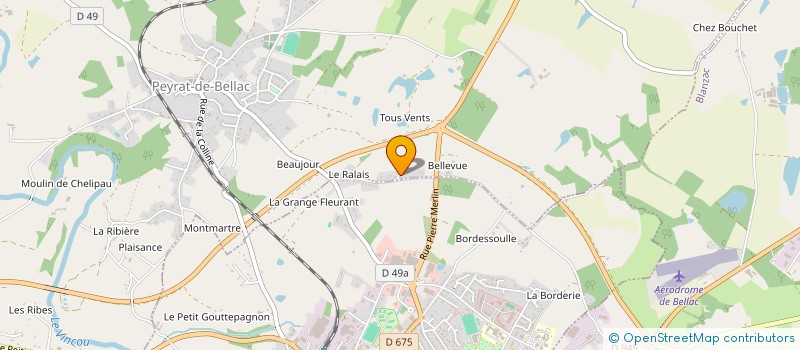localisation de l'entreprise SCI MASTE à PEYRAT-DE-BELLAC