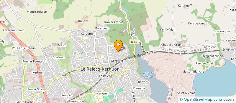 localisation de l'entreprise SCI MASTINE  LE RELECQ-KERHUON