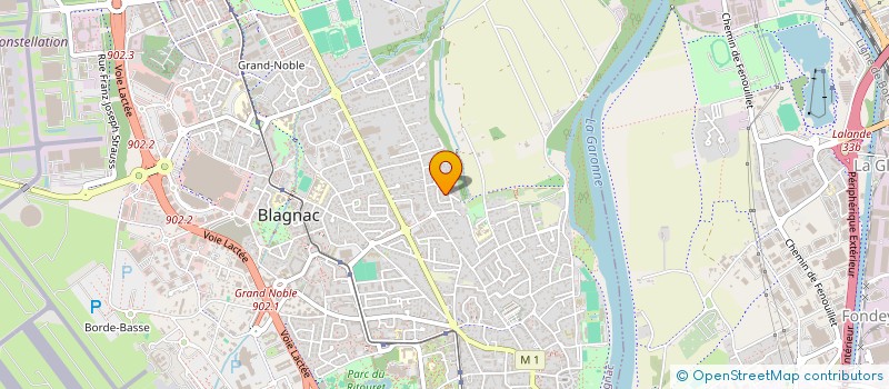 localisation de l'entreprise SCI MASTIO TISSOT  BLAGNAC