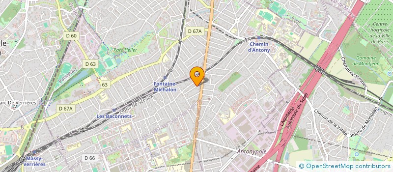 localisation de l'entreprise SCI MASTOR à ANTONY