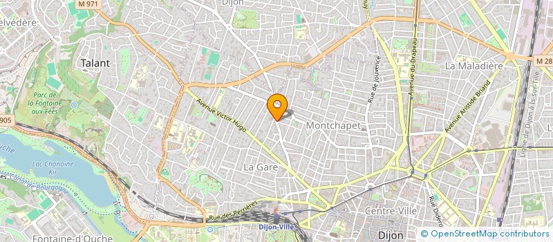 localisation de l'entreprise SCI MASUCA à DIJON