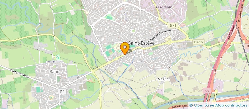 localisation de l'entreprise SCI MASUMI  ST ESTEVE