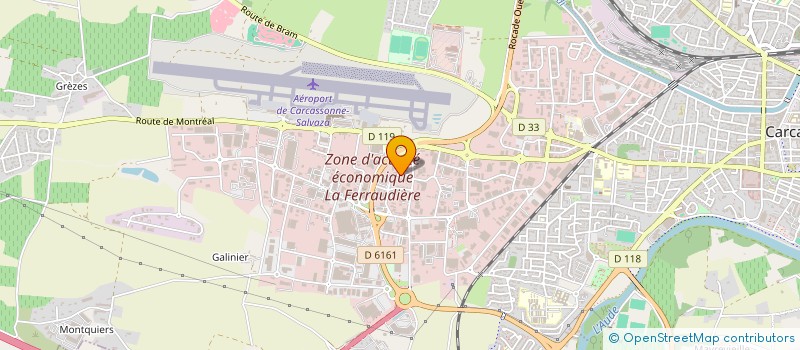 localisation de l'entreprise SCI MASURION à CARCASSONNE