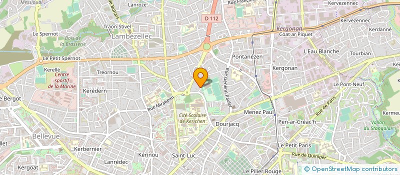 localisation de l'entreprise SCI MASVIDA  BREST