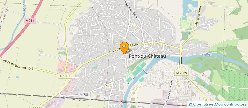 localisation de l'entreprise SCI MASY  PONT-DU-CHATEAU