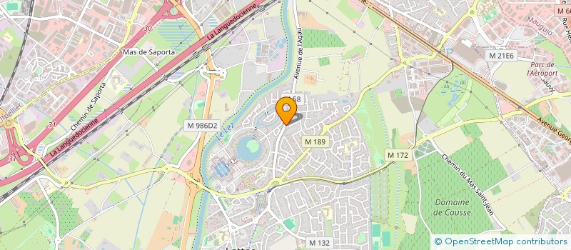 localisation de l'entreprise SCI MASYL à LATTES