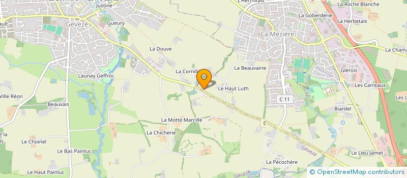 localisation de l'entreprise SCI MASYLE  MELESSE