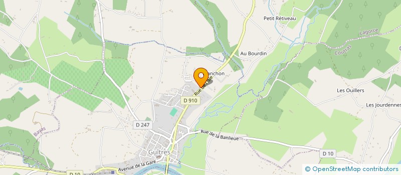 localisation de l'entreprise SCI MAT  LAGORCE