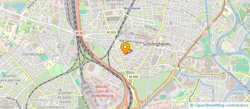 localisation de l'entreprise SCI MAT  SCHILTIGHEIM